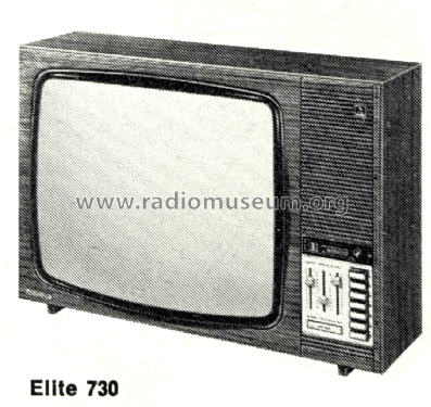 Lumophon Elite 730; Grundig Radio- (ID = 3176364) Televisore