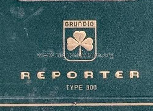 Reporter 300 ; Grundig Radio- (ID = 3177210) Sonido-V