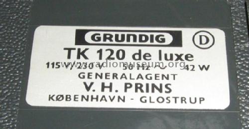 TK120 de Luxe; Grundig Ltd., London (ID = 767624) R-Player
