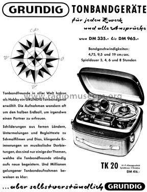 TK20; Grundig Ltd., London (ID = 2709993) Ton-Bild