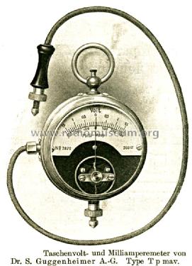 Taschenvolt- und Milliamperemeter Tpmav; Guggenheimer, Dr.S., (ID = 962366) Equipment