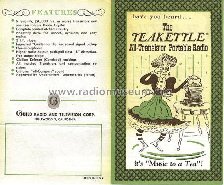 Teakettle ; Guild Radio & (ID = 808538) Radio