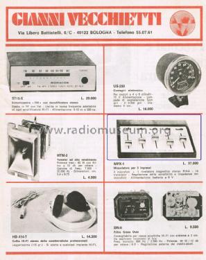 Miscelatore per 5 Ingressi MPX-1; GVH Elettronica; (ID = 2780370) Ampl/Mixer