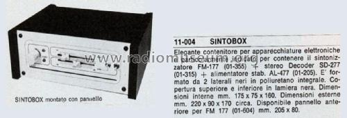 Sintobox 11-004; GVH Elettronica; (ID = 2747647) Altri tipi