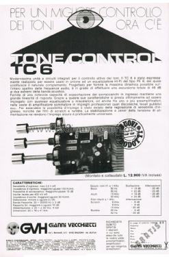 Tone Control TC 6; GVH Elettronica; (ID = 2784340) mod-past25
