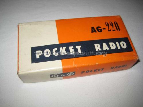 Pocket Radio AG220; Headquarters & (ID = 1620414) Detektor