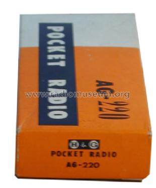 Pocket Radio AG220; Headquarters & (ID = 801286) Crystal