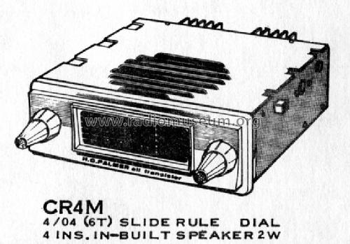 CR4M Ch= 4/04; Palmer, H.G. HGP, H. (ID = 1526951) Car Radio