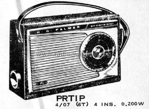 PRT1P Ch= 4/07; Palmer, H.G. HGP, H. (ID = 1523738) Radio