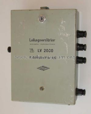 Leitungsverstärker LV-2000; Häberle & Co., F.G. (ID = 879542) HF-Verst.