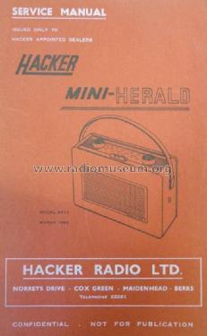 Mini-Herald RP17; Hacker Radio Ltd., (ID = 1770702) Radio