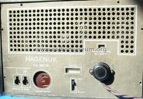 362W; Hagenuk N&K, (ID = 2388443) Radio