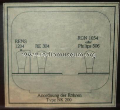 NK-200; Hagenuk N&K, (ID = 2195187) Radio