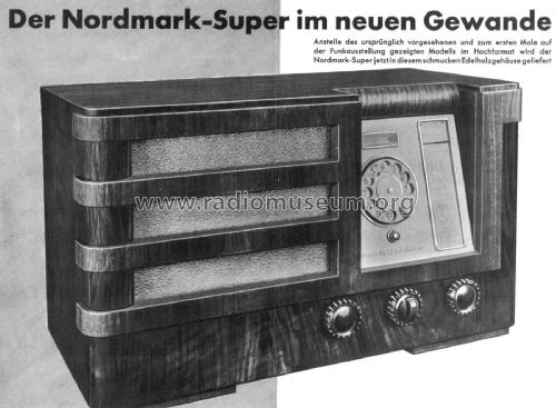 Nordmark-Super W; Hagenuk N&K, (ID = 3025182) Radio
