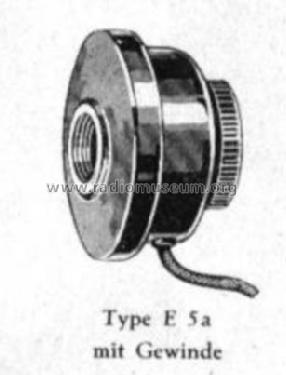 Schalldose E5a; Hagenuk N&K, (ID = 2096343) Altavoz-Au