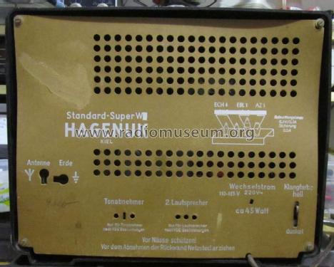 Standard-Super K101E; Hagenuk N&K, (ID = 1117895) Radio
