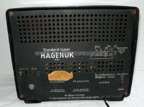 Standard-Super K101E; Hagenuk N&K, (ID = 460299) Radio
