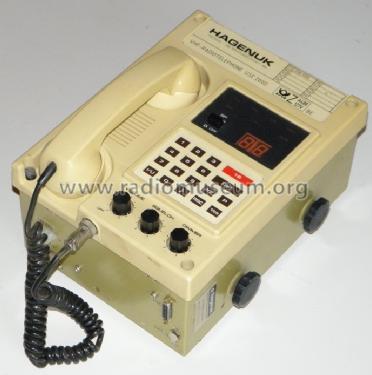 VHF-Radiotelephon UKW-Sprechfunkanlage USE 200 D; Hagenuk N&K, (ID = 1524598) Commercial TRX