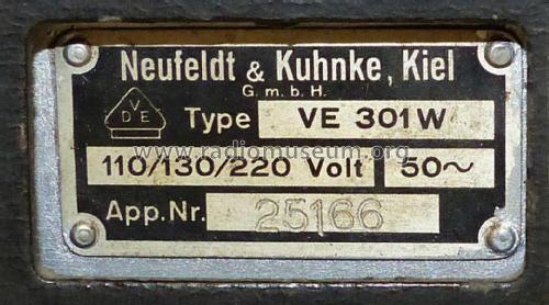 Volksempfänger VE301W; Hagenuk N&K, (ID = 1898915) Radio