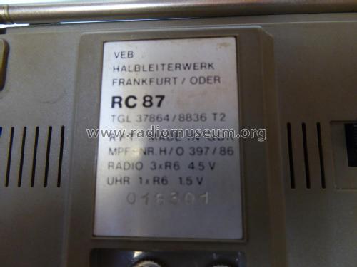 RC87; Halbleiterwerk (ID = 2086530) Radio