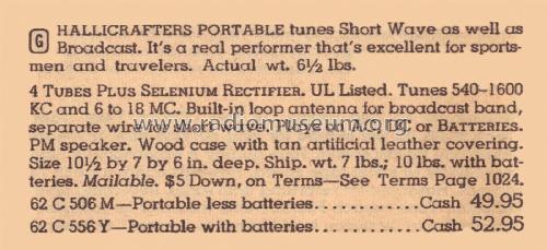 Continental 5R40; Hallicrafters, The; (ID = 2072237) Radio