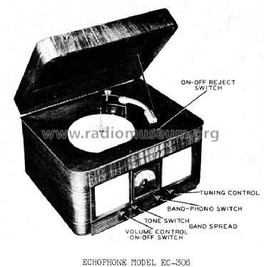 Echophone EC-306; Hallicrafters, The; (ID = 627721) Radio