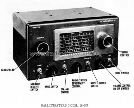 S-53; Hallicrafters, The; (ID = 974587) Amateur-R