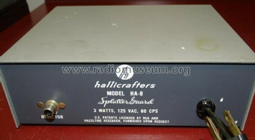 Splatter Guard HA-8; Hallicrafters, The; (ID = 2734551) Amateur-D