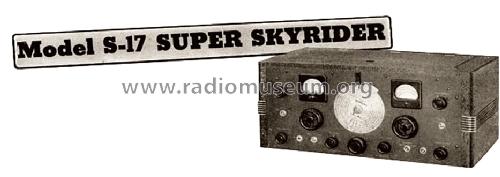 Super Skyrider S-17; Hallicrafters, The; (ID = 1309169) Amateur-R