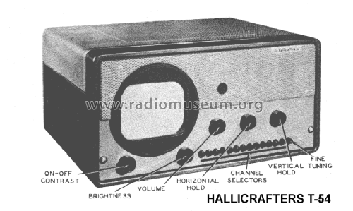 T54; Hallicrafters, The; (ID = 1417171) Televisión