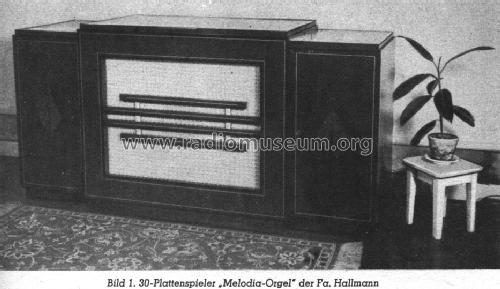 Melodia-Orgel M-Schrank; Hallmann, Ing. (ID = 809219) Radio
