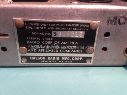 161 ; Halson Radio Mfg. Co (ID = 1889431) Radio