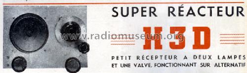 Super Reacteur H3D; Hameau-Radio; Paris (ID = 399528) Radio