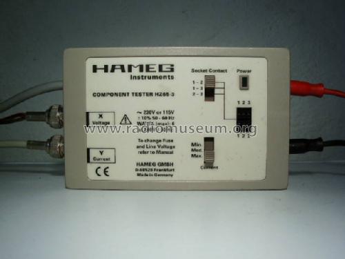 Component Tester HZ65-3; HAMEG GmbH, (ID = 265726) Ausrüstung