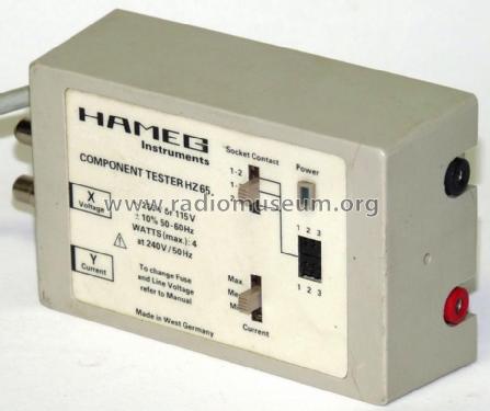 Component Tester HZ-65; HAMEG GmbH, (ID = 1733277) Equipment