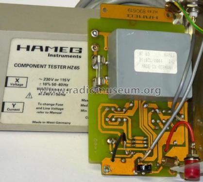 Component Tester HZ-65; HAMEG GmbH, (ID = 1733282) Equipment