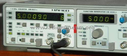 1,6GHz Counter HM-8021-3; HAMEG GmbH, (ID = 1633082) Equipment