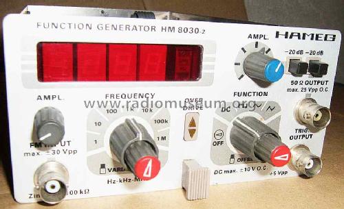 Funktionsgenerator HM-8030-2; HAMEG GmbH, (ID = 1594916) Ausrüstung