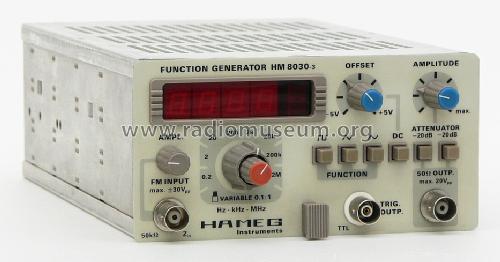 Funktionsgenerator HM-8030-3; HAMEG GmbH, (ID = 1069760) Equipment