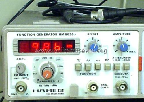 Funktionsgenerator HM-8030-3; HAMEG GmbH, (ID = 178997) Equipment