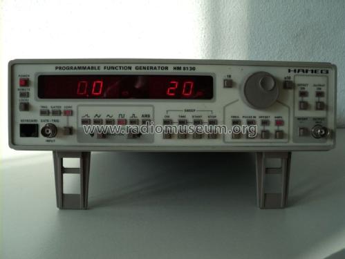 Funktionsgenerator HM8130; HAMEG GmbH, (ID = 1180224) Ausrüstung