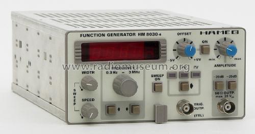 Funktionsgenerator HM-8030-4; HAMEG GmbH, (ID = 1069761) Ausrüstung