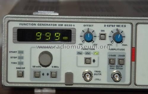 Funktionsgenerator HM-8030-5; HAMEG GmbH, (ID = 1632048) Equipment