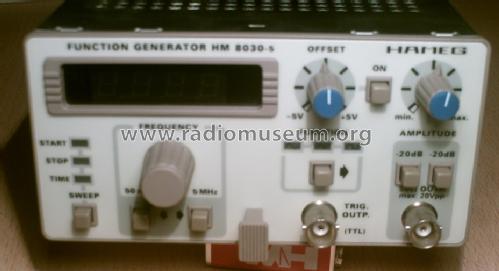 Funktionsgenerator HM-8030-5; HAMEG GmbH, (ID = 1632058) Equipment