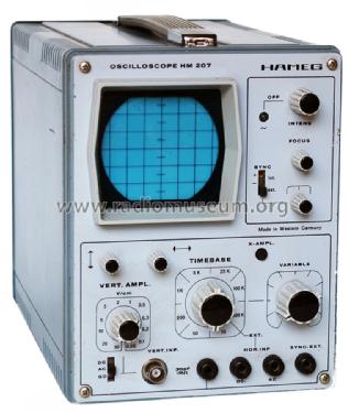 Oscilloscope HM207-3; HAMEG GmbH, (ID = 1442279) Equipment