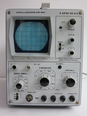 Oscilloscope HM207-3; HAMEG GmbH, (ID = 1885040) Equipment