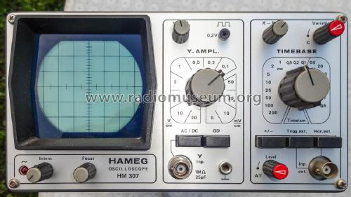 Oscilloscope HM307-1; HAMEG GmbH, (ID = 1918255) Equipment