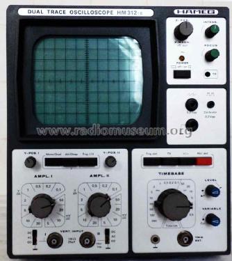 Oscilloscope HM 312-8; HAMEG GmbH, (ID = 1362680) Equipment