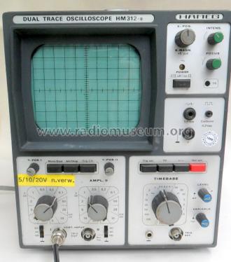Oscilloscope HM 312-8; HAMEG GmbH, (ID = 2003003) Equipment