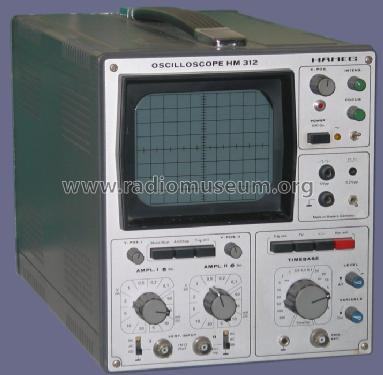 Oscilloscope HM 312-8; HAMEG GmbH, (ID = 612192) Equipment